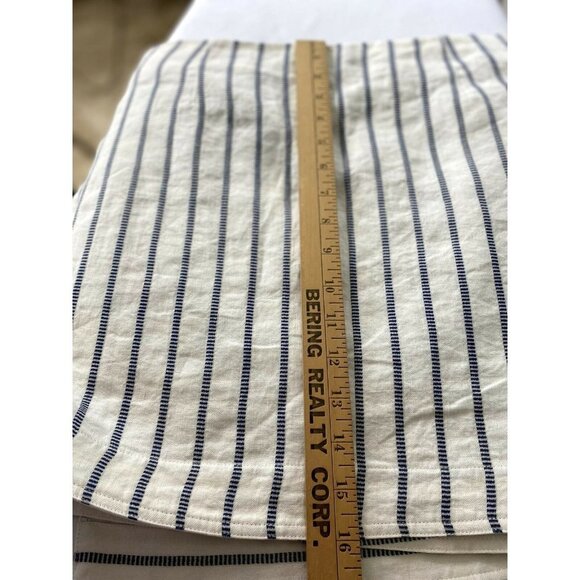 Theory "Wrap the Skirts Split Stripes" Linen Wrap Skirt‎ - Picture 7 of 12